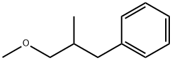 Benzene,(3-methoxy-2-methylpropyl)- Structure