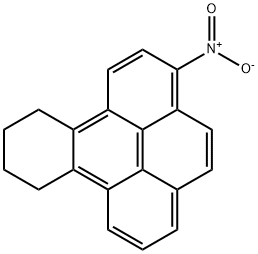 3-Nitro-9,10,11,12-tetrahydrobenzo(e)pyrene 结构式