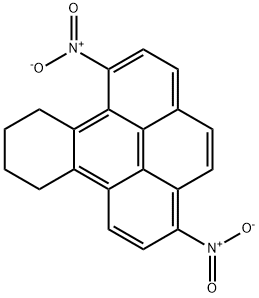1,6-DINITRO-9,10,11,12-TETRAHYDROBENZO(E)PYRENE 结构式