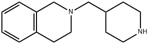 2-(piperidin-4-ylmethyl)-1,2,3,4-tetrahydroisoquinoline Structure