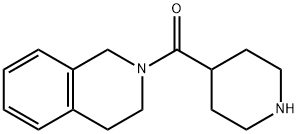 (3,4-二氢异喹啉-2(1H)-基)(哌啶-4-基)甲酮, 120848-76-2, 结构式