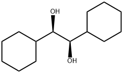 (1R,2R)-(-)-1,2-DICYCLOHEXYL-1,2-ETHANEDIOL Structure