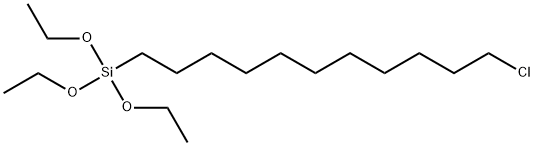 11-氯十一烷基三乙氧基硅烷, 120876-31-5, 结构式
