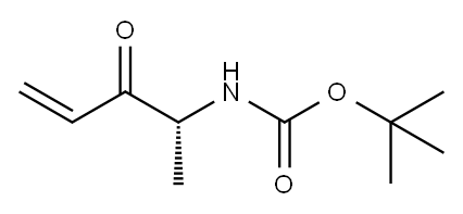 Carbamic acid, (1-methyl-2-oxo-3-butenyl)-, 1,1-dimethylethyl ester, (R)- (9CI) Struktur