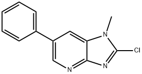 2-CHLORO-1-METHYL-6-PHENYLIMIDAZO[4,5-B]PYRIDINE Structure