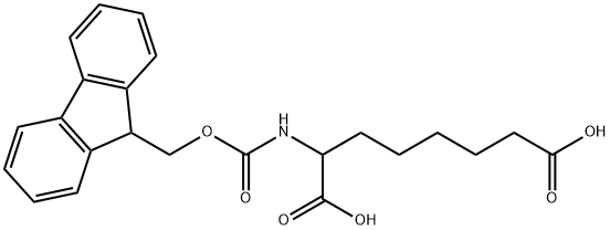 FMOC-RS-2-氨基辛二酸, 1208999-99-8, 结构式