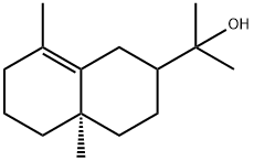 2-((4aR)-1,2,3,4,4alpha,5,6,7-octahydro-4alpha,8-dimethylnaphthalen-2-yl)-propan-2-ol 结构式