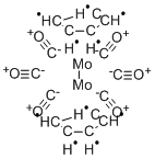 CYCLOPENTADIENYLMOLYBDENUM TRICARBONYL DIMER Structure