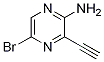 2-Amino-5-bromo-3-ethynylpyrazine Structure