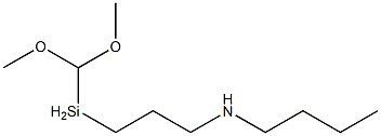 N-[3-(二甲氧基甲基硅烷)丙基]丁-1-胺, 120939-52-8, 结构式