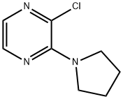 2-chloro-3-(1-pyrrolidinyl)pyrazine(SALTDATA: FREE) Struktur