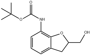 3-dihydro-2-(hydroxyMethyl)benzofuran-7-ylcarbaMate Structure