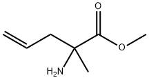 2-氨基-2-甲基戊-4-烯酸甲酯, 120963-07-7, 结构式