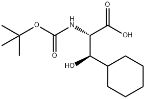 (R,S)-A-N-BOC-AMINO-B-HYDROXY-CYCLOHEXANEPROPANIC ACID Struktur
