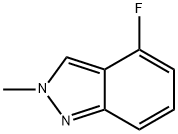 4-Fluoro-2-methyl-2H-indazole Struktur