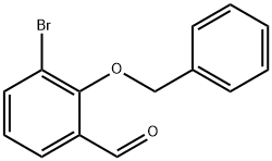 2-BENZYLOXY-3-BROMOBENZALDEHYDE Struktur
