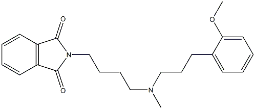 1H-Isoindole-1,3(2H)-dione, 2-[4-[[3-(2-methoxyphenyl)propyl]methylamino]butyl]-|