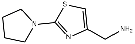 1-(2-pyrrolidin-1-yl-1,3-thiazol-4-yl)methanamine(SALTDATA: 2HCl 0.1H2O) Structure