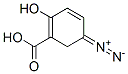 6-オキソ-3-ジアゾ-1,4-シクロヘキサジエン-1-カルボン酸 化学構造式