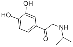 3',4'-ジヒドロキシ-α-(イソプロピルアミノ)アセトフェノン 化学構造式