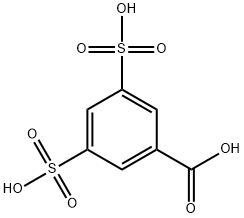 3,5-disulphobenzoic acid Struktur