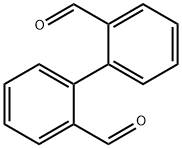 ビフェニル-2,2'-ジカルボキシアルデヒド 化学構造式