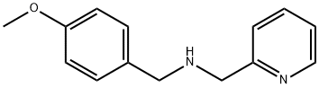 N-(4-甲氧基苄基)-1-(吡啶-2-基)甲胺, 121020-62-0, 结构式