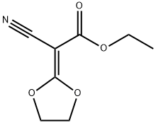 ETHYL 2-CYANO-2-(1,3-DIOXOLAN-2-YLIDEN)ACETATE Structure