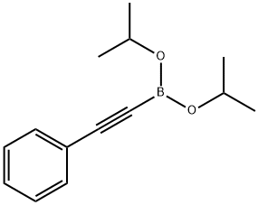 2-PHENYLACETYLENE-1-BORONIC ACID DIISOPROPYL ESTER Struktur