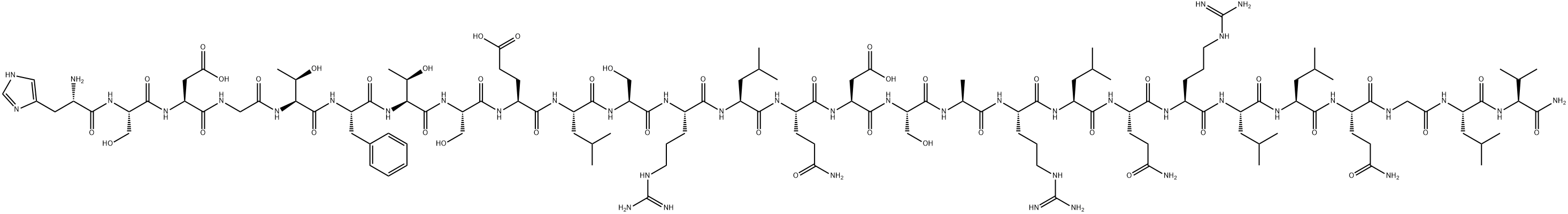 SECRETIN (RAT) Struktur