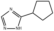 3-cyclopentyl-1H-1,2,4-triazole(SALTDATA: FREE) Structure