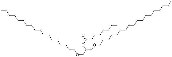 1,3-二硬脂酸-2-辛酸甘油酯-辛酰基-1-13C, 121043-30-9, 结构式