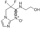 α,α-ジフルオロ-N-(2-ヒドロキシエチル)-2-ニトロ-1H-イミダゾール-1-プロパンアミド 化学構造式