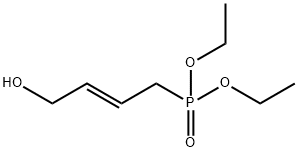 (E)-diethyl 4-hydroxybut-2-enylphosphonate Struktur