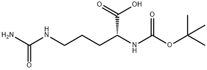 BOC-D-CIT-OH Structure