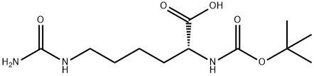BOC-D-HOMOCITRULLINE, 121080-97-5, 结构式