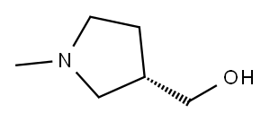 (S)-3-(ヒドロキシメチル)-1-メチルピロリジン 化学構造式