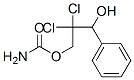 (2,2-dichloro-3-hydroxy-3-phenyl-propyl) carbamate Struktur
