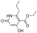 1,6-Dihydro-4-hydroxy-6-oxo-2-propylnicotinic acid ethyl ester Structure