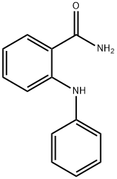 2-(苯基氨基)苯甲酰胺, 1211-19-4, 结构式