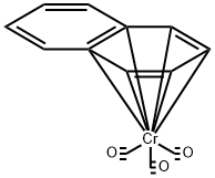 三羰基(萘)铬 结构式