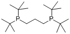 1,3-BIS(DI-TERT-BUTYLPHOSPHINO)PROPANE 化学構造式