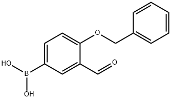 4-BENZYLOXY-3-FORMYLPHENYLBORONIC ACID Structure