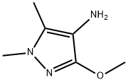 3-メトキシ-1,5-ジメチル-1H-ピラゾール-4-アミン塩酸塩 化学構造式