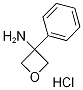 3-Phenyloxetan-3-amine hydrochloride, (3-Aminooxetan-3-yl)benzene hydrochloride Structure