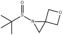 1-tert-butylsulfinyl-5-oxa-1-azaspiro[2,3]hexane Struktur