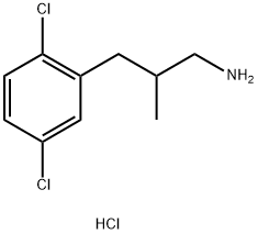 [3-(2,5-dichlorophenyl)-2-methylpropyl]amine hydrochloride Structure