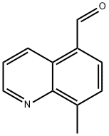 8-甲基喹啉-5-甲醛 结构式