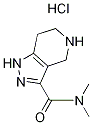 N,N-Dimethyl-4,5,6,7-tetrahydro-1H-pyrazolo-[4,3-c]pyridine-3-carboxamide hydrochloride Structure