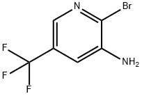 2-溴-5-(三氟甲基)吡啶-3-胺, 1211515-87-5, 结构式